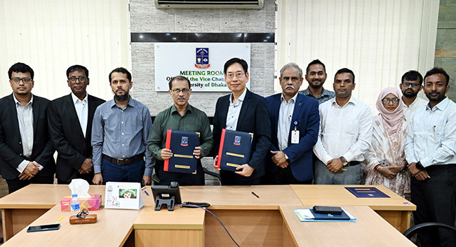 ঢাকা বিশ্ববিদ্যালয়ের সঙ্গে ‘আমরা নারী’ ও ‘গার্মেন্টটেকবিডির’ পৃথক সমঝোতা স্মারক স্বাক্ষর